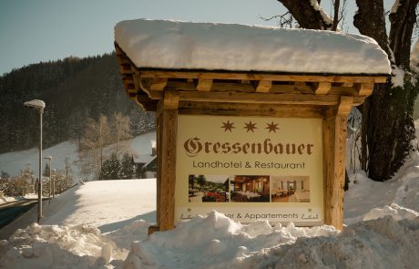 Landhotel Gressenbauer im Winter