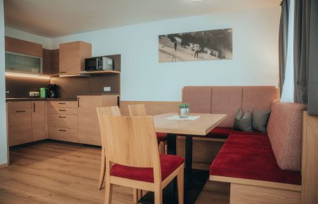 Essecke im Apartment